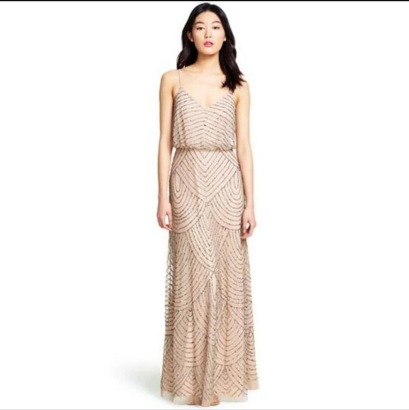 Adrianna Papell Beaded Embellished Maxi Dress - Picture 5 of 10